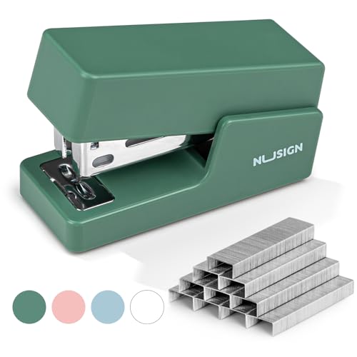 Minimalist NUSIGN Mini Stapler with 830 Staples, Small