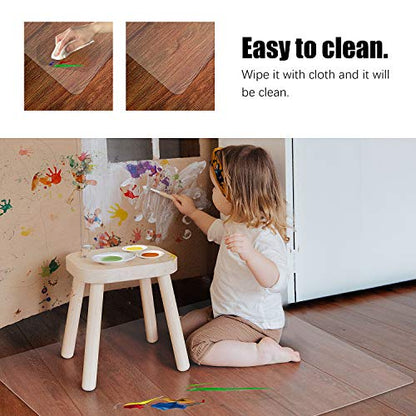 Eco-Friendly Kuyal Clear Chair mat for Hard Floors 36 Collection